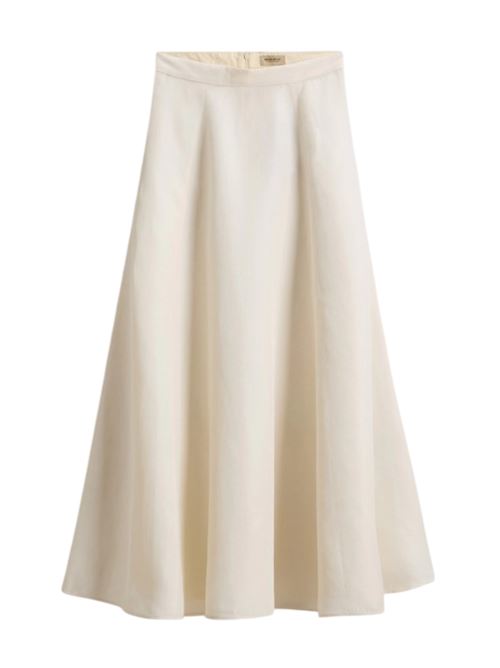 Gonna lunga in misto lino WOOLRICH | CFWWSK2008FRUT3043.8743